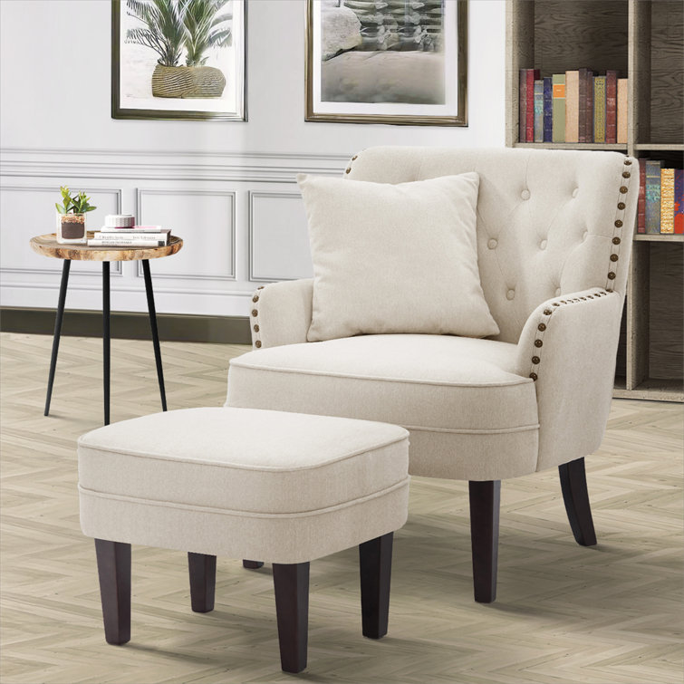 Wayfair chair best sale with footstool